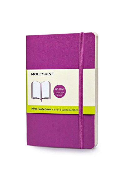 Moleskine Cep Boy Yumuşak Kapak Çizgisiz Defter Mor /
