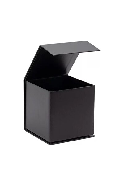 Home in Joy Hediye Kutusu Organizer Mıknatıslı Kapak Mat Lamine Siyah 11x11x11cm