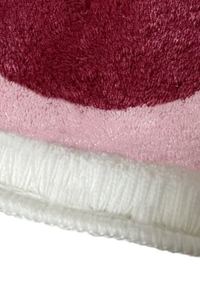 Chilai Home Μοκέτα μπάνιου Ellipse Pink 70x120 cm - Αντιολισθητική βάση και ακρυλικό που πλένεται