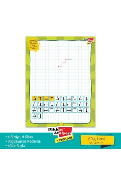 Dikkat Atölyesi Yayınları Algoritma Temelli Adım Adım Kodlama 4 Lü Set Ve Highlights Hidden Pictures 4 Lü Set 8 Kitap