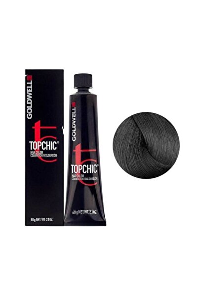 GOLDWELL Topchic Βαφή Μαλλιών Μαύρο 2N, 1 συσκευασία (1 x 60 ml)