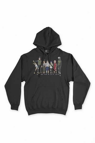 Cix Φούτερ με κουκούλα Naruto Team Hoodie
