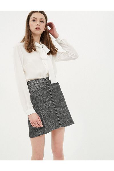 Koton Zippered Stylish Skirt