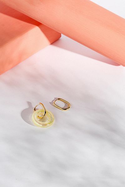 Artikel Acrylic Hoop Candy Earrings