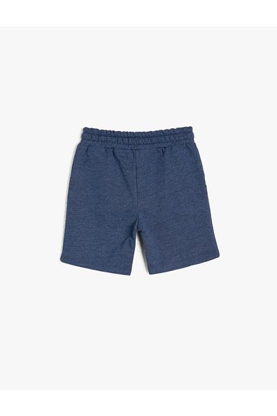 Koton Basic Thin Sweat Fabric Shorts with Pockets and Corded Waist