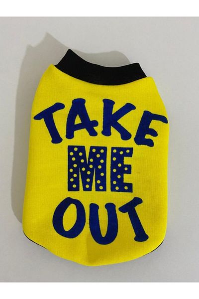 Monopetz Polar Dog And Cat Outfit Yellow Take Me Out Size L