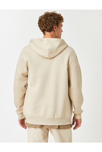 Koton Wrapped Zippered Hooded Sweatshirt