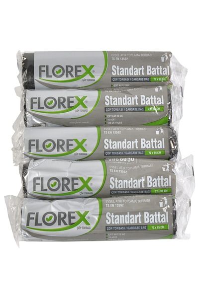 Florex Standard Battal Garbage Bag 5 Rolls
