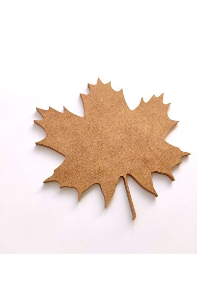 DEKOLOBİ Boyanabilir Sonbahar Yaprağı Ham Mdf 6 mm