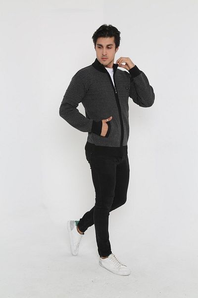 m modası Men's Middle Age and Above Knitwear Knitted King and Father Cardigan