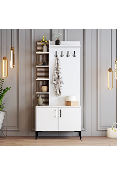 Variant Mobilya Viyana D Portmanto - Beyaz