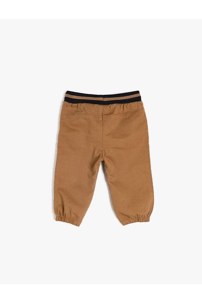 Koton Baby Boy Yellow Pocket Pants