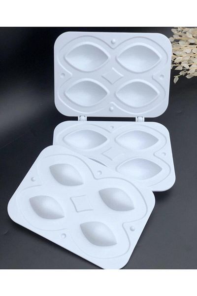 MİMOZA PARK Mimoza 4-Piece Stuffed Meatball Mold Apparatus White