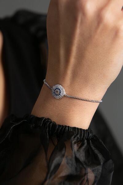 Elika Silver سوار نسائي موديل عين الشر