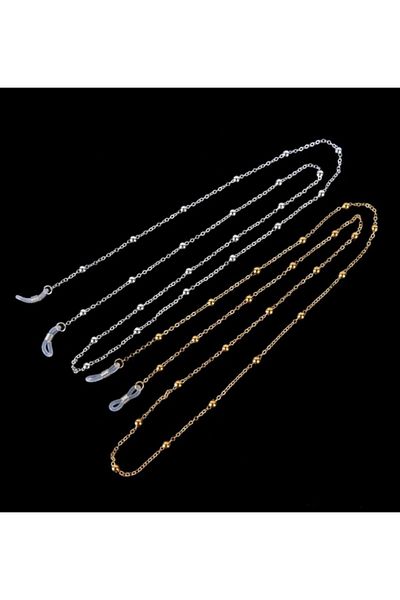 platin hediyelik 2Pcs Two Color Bulk Chain Sunglasses Chain Glasses Rope Strap Accessory