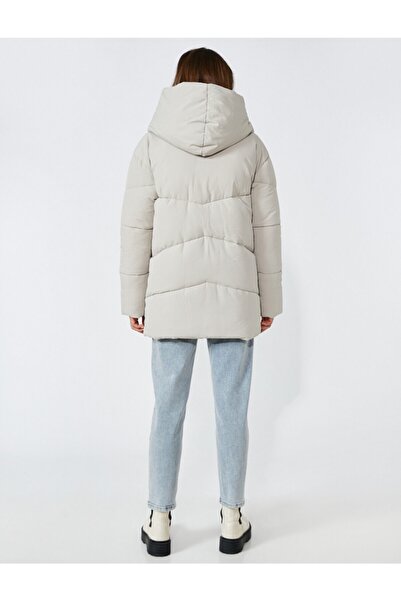 Koton Κοντό μπουφάν με καπιτονέ με κουκούλα