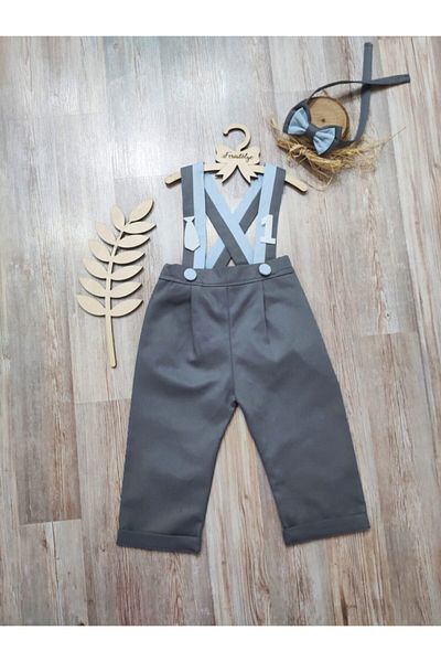 Feriatolye Boss Baby 1 Year Old Baby Boy Salopette Birthday Outfit