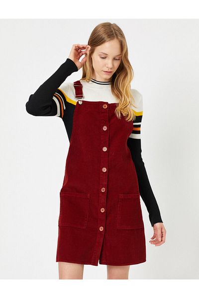 Koton Velvet Dress