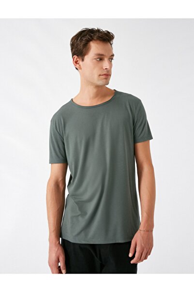 Koton Ανδρικό Πράσινο T-Shirt 1KAM12018LK