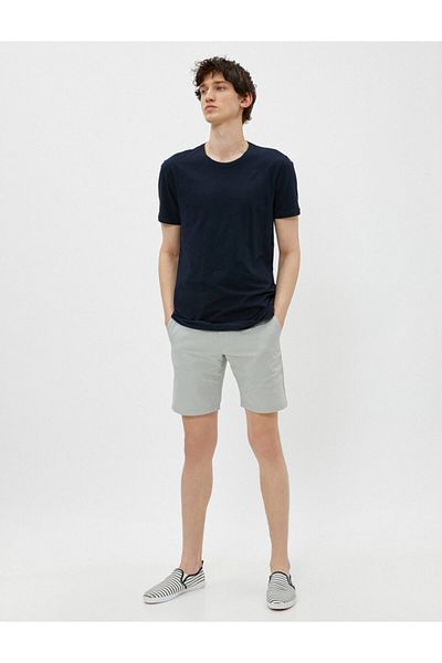Koton Mintfarben gemusterte Shorts und Bermudas für Herren