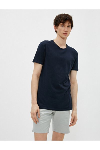 Koton Mintfarben gemusterte Shorts und Bermudas für Herren