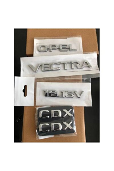 Opel Vectra B 1995 - 2002 Opel Vectra 16.16v ( Cdx Yazı 2 Adet) Bagaj Yazısı ...