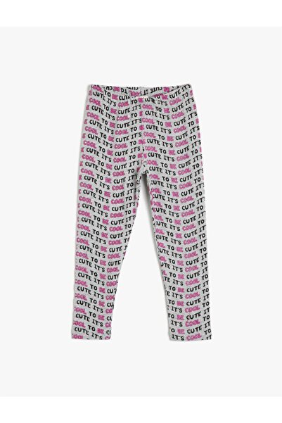 Koton Šedé dívčí punčocháče