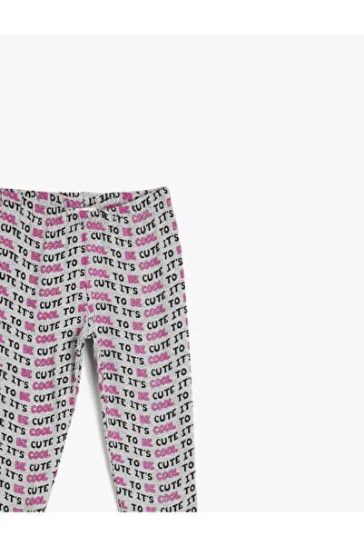 Koton Šedé dívčí punčocháče