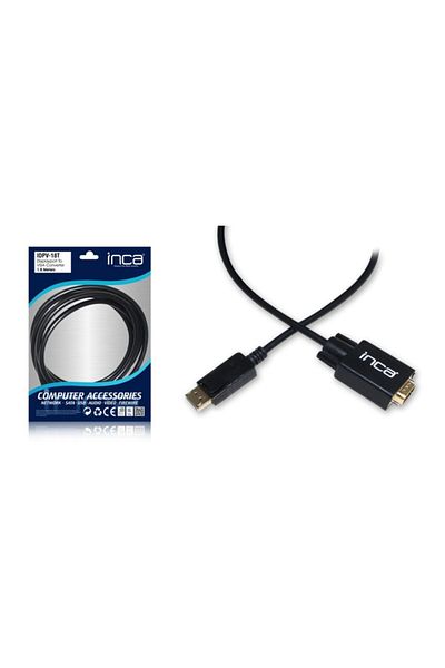 Inca Idpv-18t Displayport To Vga Converter Adapter