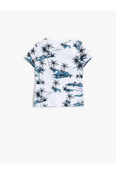 Koton Baby Boy Ecru Tshirt