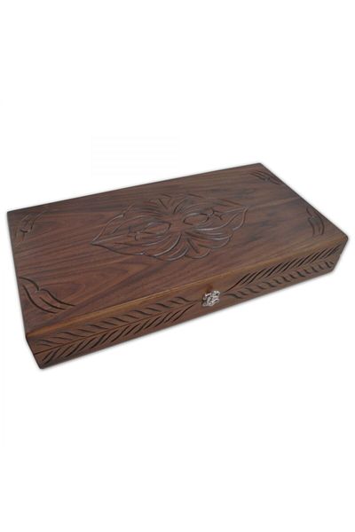Star Oyun Carved Solid Backgammon Set