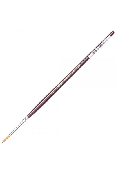 Pebeo 123 Serisi Kısa Saplı Sentetik Yuvarlak Fırça - N:3