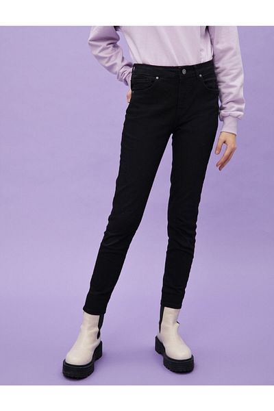 Koton High Waist Slim Fit Skinny Leg Jeans - Carmen Jean