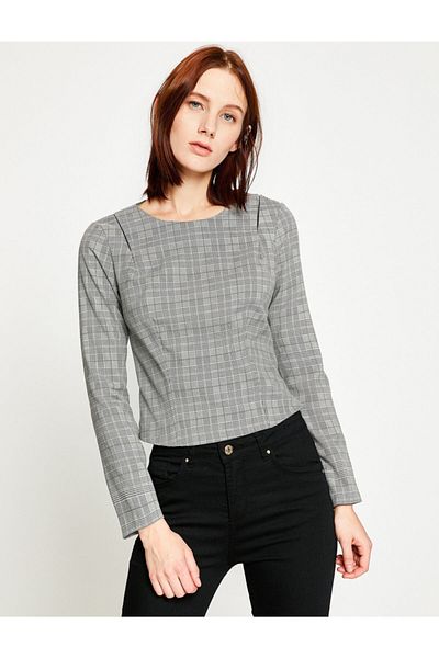 Koton Karierte Bluse