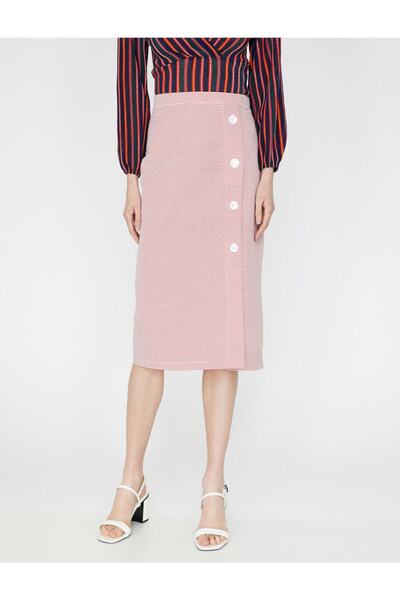 Koton Gestreifter Damenrock