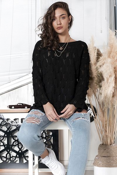 AVORWE Pulover din tricot cu model de cădere cu umăr în afara sezonului nou