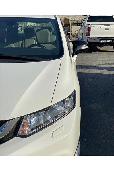 HYM TUNİNG Honda Civic Fb7 Yarasa Ayna Kapağı, Parlak Siyah, Abs Plastik