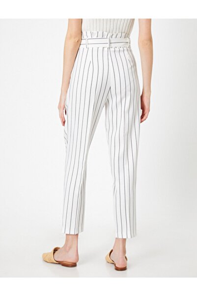 Koton Ριγέ Γυναικείο Παντελόνι
