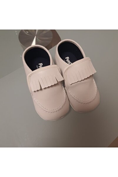 Tozpembebaby أحذية بيبي بوي جلدية بيضاء