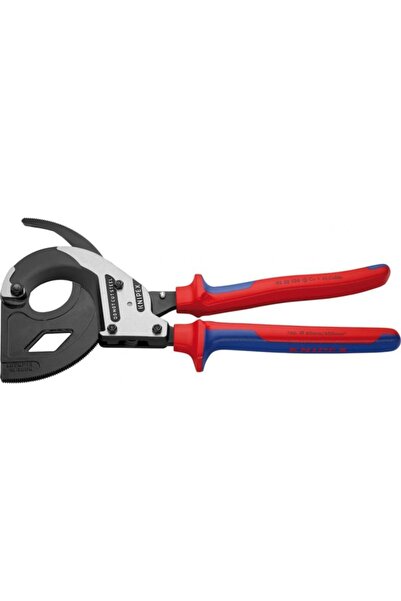 Knipex 95 32 320 Kablo Kesme Aleti, Cırcır Lokma Anahtar Prensibi, Üç Vitesli...