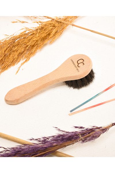ComesCosmetic Black Horsehair Face Brush