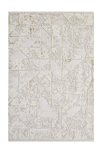 Royal Halı Lootus L004c 160x230 Bej Krem Yolluk Akrilik Salon Halısı