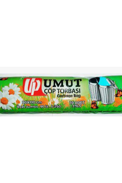 firdevsi hobi Umut Special Jumbo Size Garbage Bag - J250 -80x110-90 Lt--5 Rolls X 50 Pieces