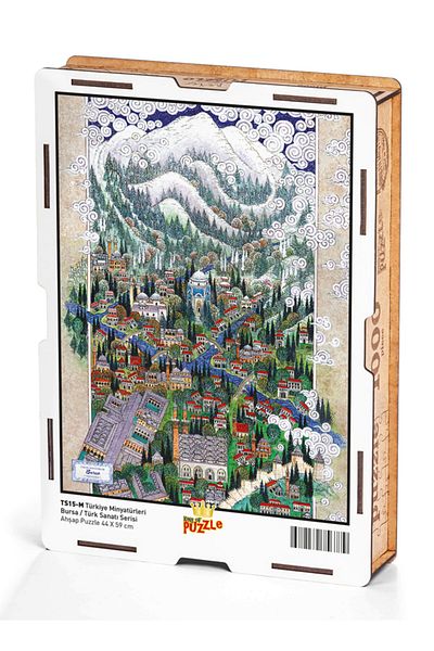 King Of Puzzle Türkiye Miniatures - Bursa - Nusret Çolpan Wooden Puzzle 1000 Pieces