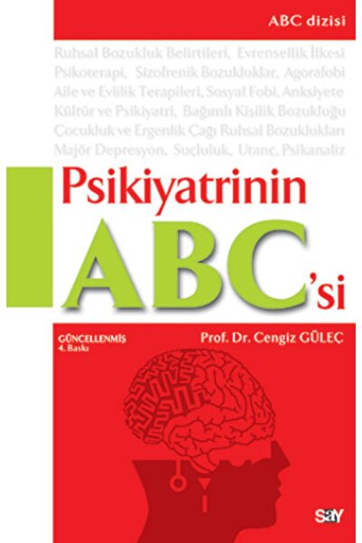 Say Yayınları Psikiyatrinin ABC’si Cengiz Güleç Kitabı 344 Sayfa Say Yayınları