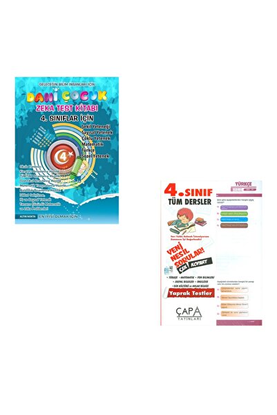 Altın Nokta Yayınevi Altın Nokta 4. Sınıf Dahi Çocuk Kanguru Olimpiyat Zeka K...