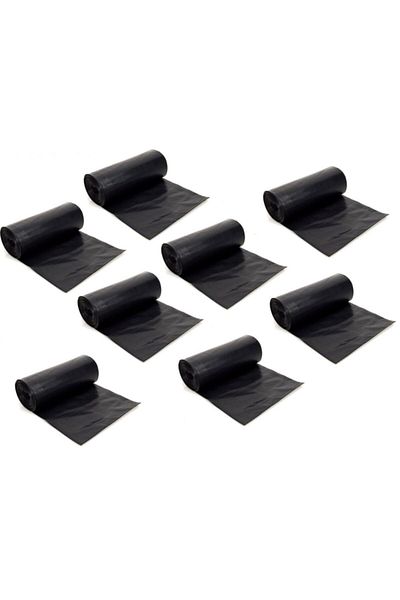 firdevsi hobi Canhome-thick Jumbo Size Garbage Bag-80x110cm-325gr--8 Rolls X80 Pieces-black