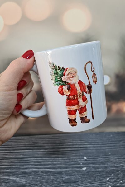 PEKSHOP Vintage Santa Claus Christmas Gift Mug Cup
