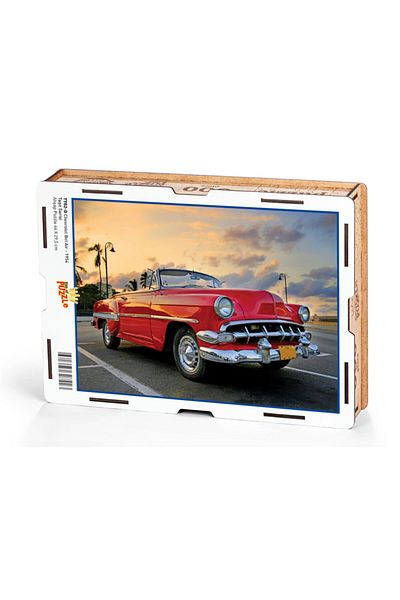 King Of Puzzle Chevrolet Bel Air - 1954 Wooden Puzzle 500 Pieces