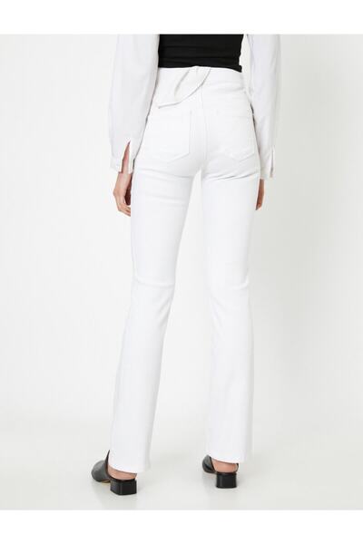 Koton Carmen Jean - Pantaloni slim fit cu talie înaltă